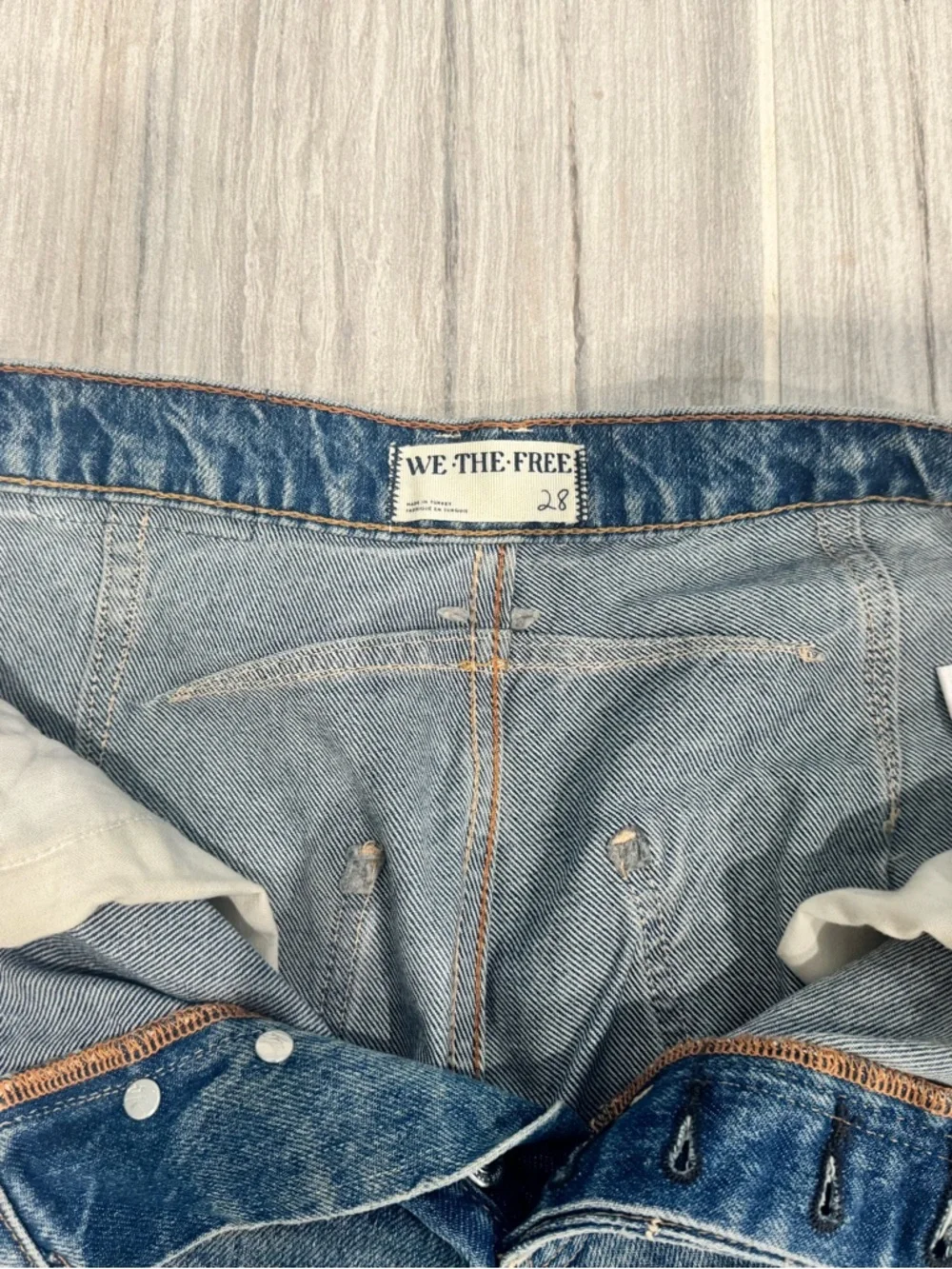 We The Free Good Luck Barrel Jean in 100 Years SZ 28 - Picture 3 of 7